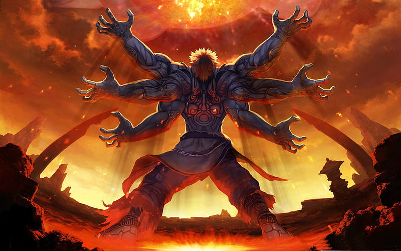 asuras wrath 01-Game selection, HD wallpaper