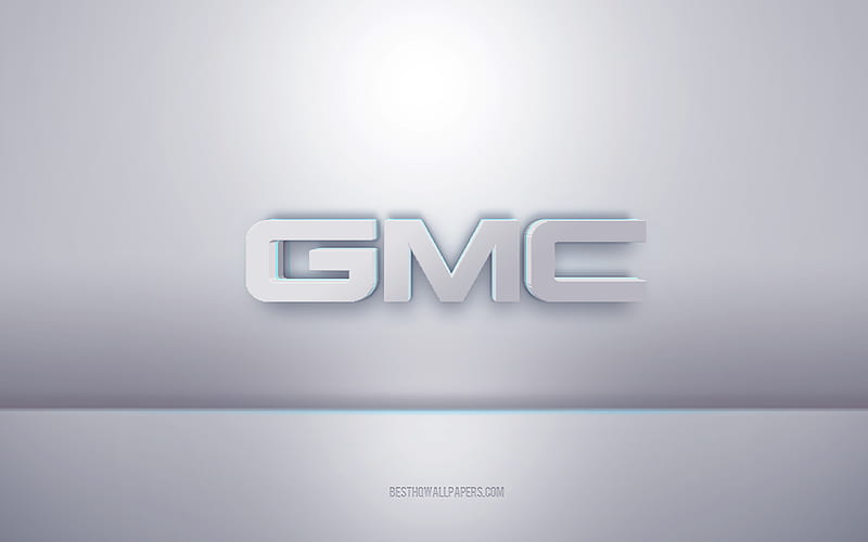 GMC 3d white logo, gray background, GMC logo, creative 3d art, GMC, 3d  emblem, HD wallpaper | Peakpx