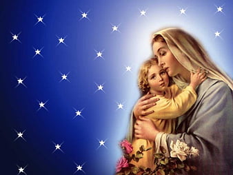 Mother Mary Wallpapers  Top Free Mother Mary Backgrounds  WallpaperAccess