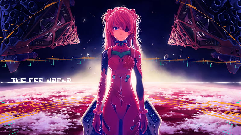 Neon Genesis Evangelion The Red World Evangelion, HD wallpaper Neon Genesis Evangelion The Red World Evangelion, HD wallpaper