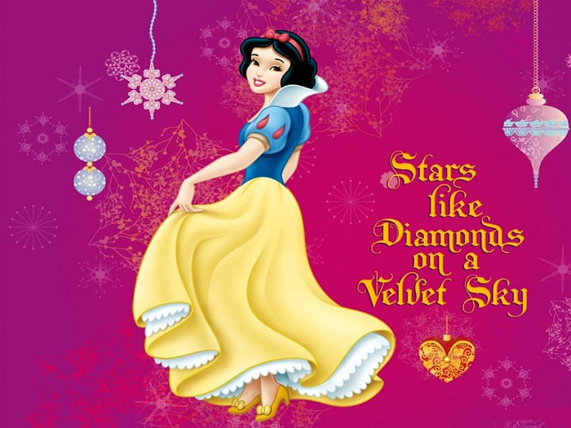 Disney,Princess,Snow,White,Christmas, christmas, snow, white, princess, disney, HD wallpaper