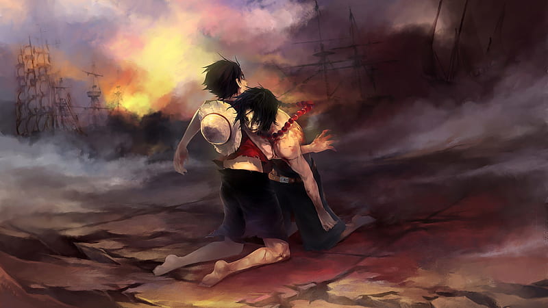 One Piece Luffy Rescue Ace Anime, HD wallpaper