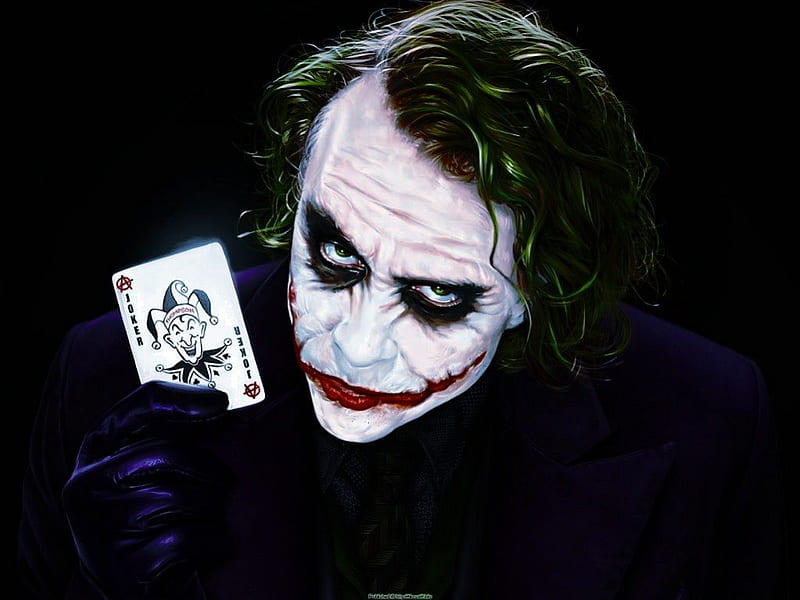 Heath Ledger The Joker, heath ledger, heath ledger as the joker, the joker, HD wallpaper