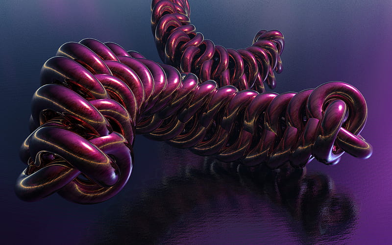 Circuit Wyrm Retro, abstract, 3d and cg, HD wallpaper