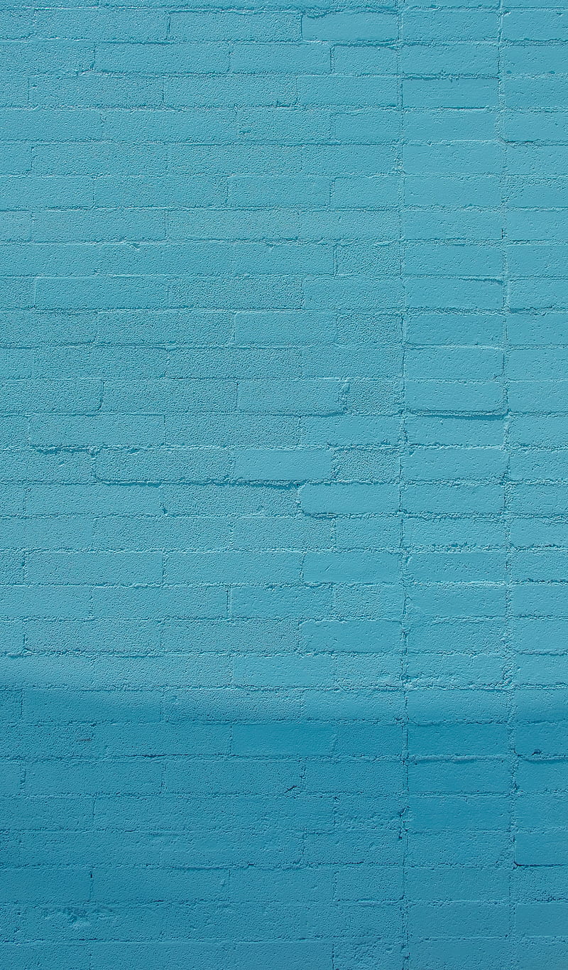 wall, brick, blue, texture, HD phone wallpaper