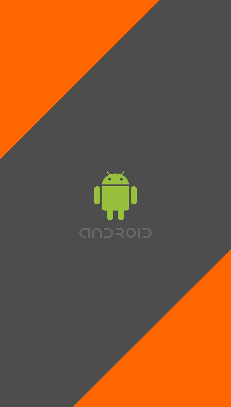 orange android, color, edge, gray, intens, s7, HD phone wallpaper