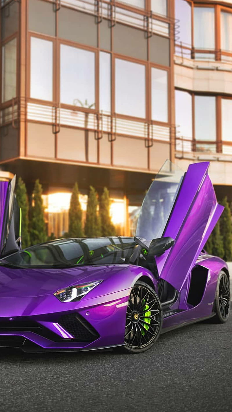 Aventador S, lamborghini, lambo, aventador, purple, car, hypercar,  supercar, HD phone wallpaper | Peakpx