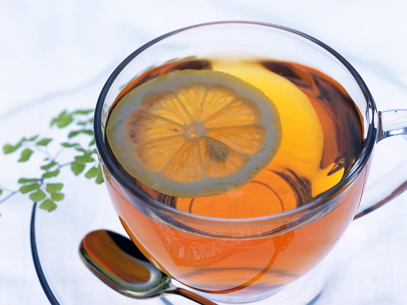 summer lemon ice tea, wonderful, refreshing, tea, lemon, tasty, summer, ice, cup, flavour, HD wallpaper
