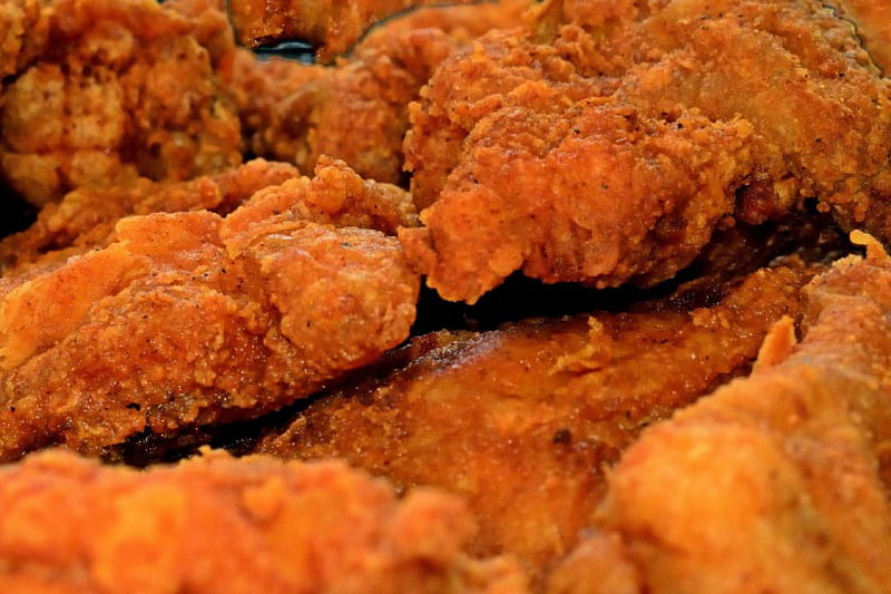 Hot Fried Chicken, food, chicken, fried chicken, crispy chicken, HD wallpaper
