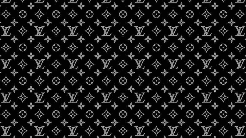 Louis Vuitton First Letter In Black Background Louis Vuitton, HD wallpaper