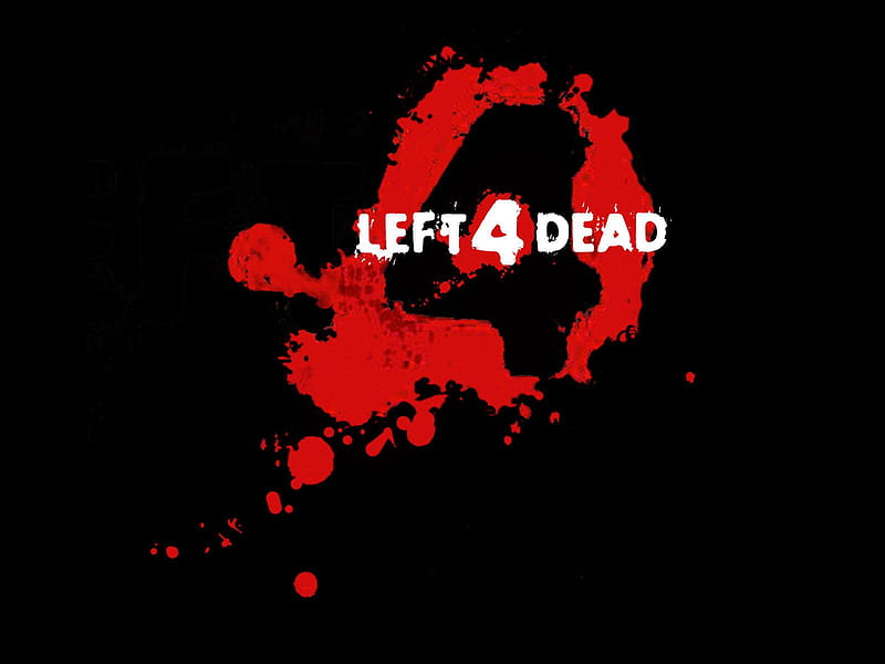 Left 4 Dead - Logo , zombies, valve, left 4 dead, l4d, HD wallpaper