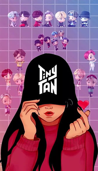 Background BTS For Girls Discover more Boy Band, BTS For Girls, Professional, Singer, South Korean wall in 2022. Bts army fangirl anime, Bts, Bts girl, HD phone wallpaper