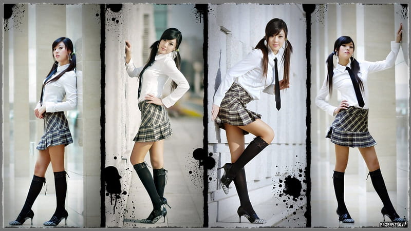 Japanese Schoolgirl, schoolgirl, sexy asian, hot schoolgirl, sexy schoolgirl, hot asian, HD wallpaper