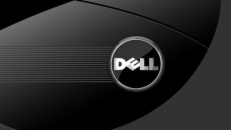 Dark Dell Logo, HD wallpaper