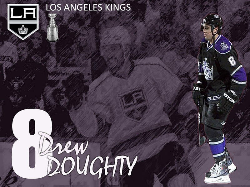 Drew Doughty, Kings, Los Angeles Kings, NHL, 8, Stanley Cup, LA, HD wallpaper