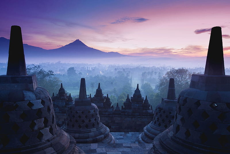 Borobudur temple, HD wallpaper