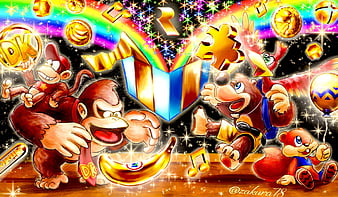 Wallpaper game, Nintendo, gorilla, Donkey Kong, 1981, Shigeru Miyamoto,  Coleco images for desktop, section игры - download