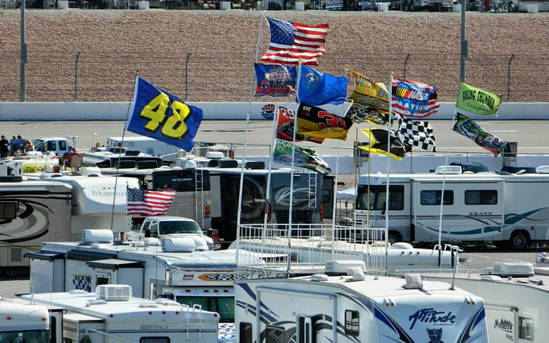 Driver Flags in the Infield, NASCAR, Dale Earnhardt Jr, racing, Las Vegas Motor Speedway, driver, Earnhardt, graphy, auto, wide screen, HD wallpaper
