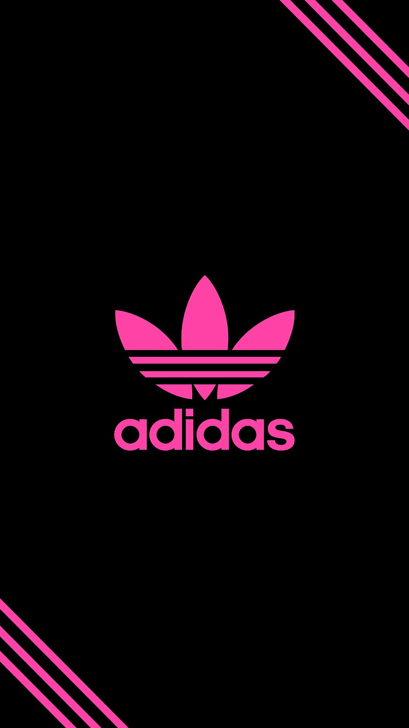 Pink Adidas, 929, black, gear, hot, supreme, swag, trista hogue, yeezy, HD phone wallpaper