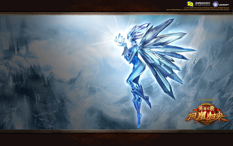 35 Phoenix back-Ice Element, HD wallpaper