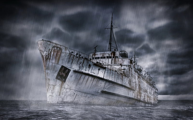 Vehicles, Wreck, Sea, Ship, Shipwreck, HD wallpaper