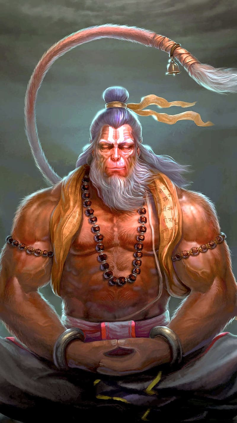 Bajrangbali Rudra Avatar, bajrangbali, rudra avatar, bodybuilder hanuman ji,  HD phone wallpaper | Peakpx