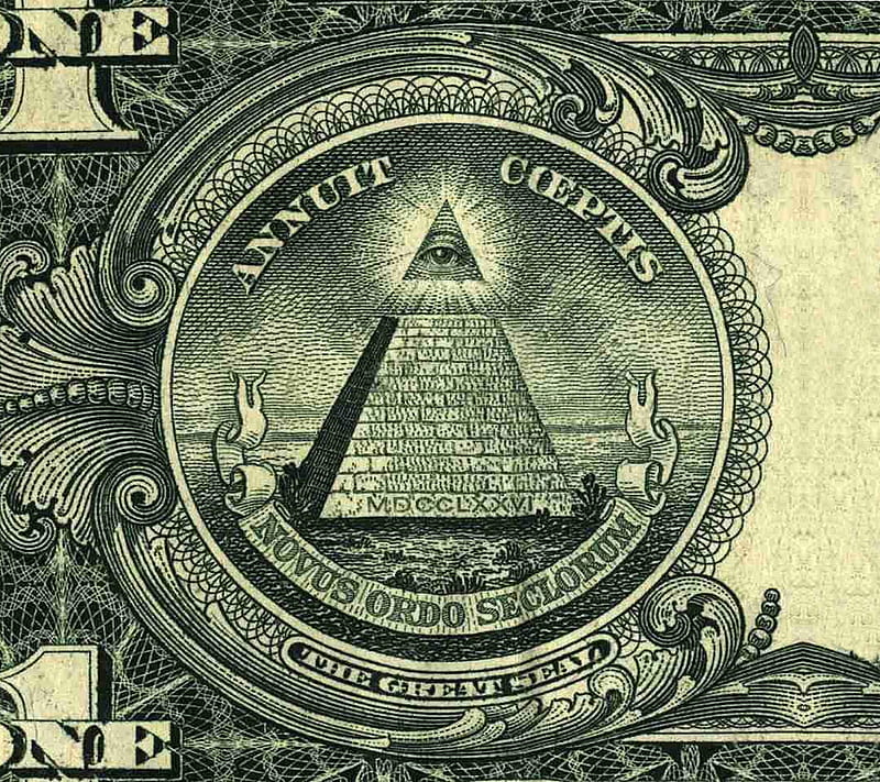 New World Order, green, money, nwo, pyramid, us, usa, HD wallpaper