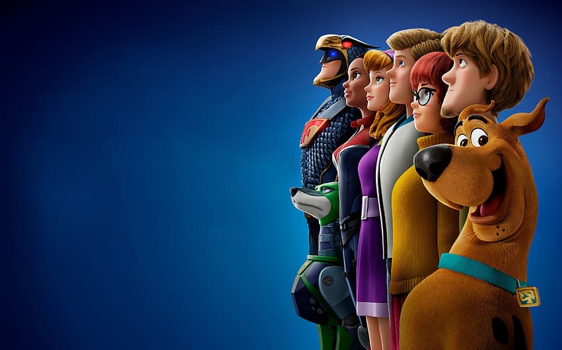 Movie, Scooby Doo, Daphne Blake, Fred Jones, Shaggy Rogers, Velma Dinkley, Dynomutt, Blue Falcon (Dynomutt Dog Wonder), Dee Dee Skyes, Scoob!, HD wallpaper