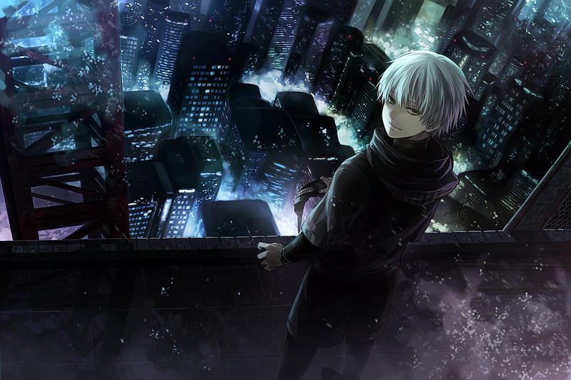 Dark City Backgrounds black city anime HD wallpaper  Pxfuel