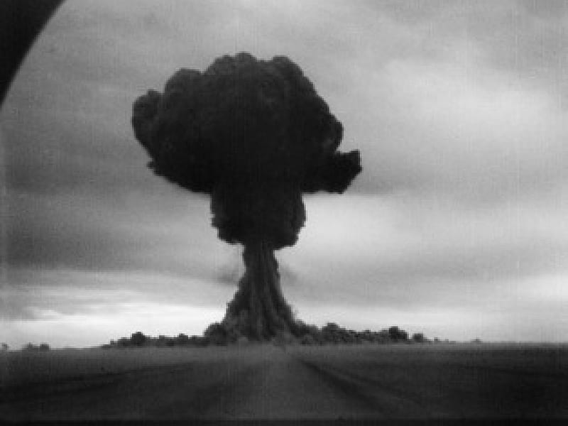 Explosion art, nuclear, bomb, HD wallpaper