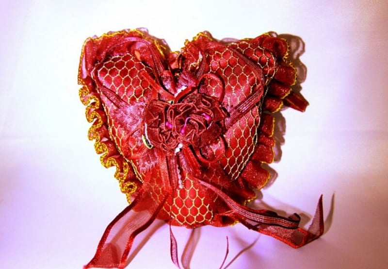 Vintage chocolate heart box 