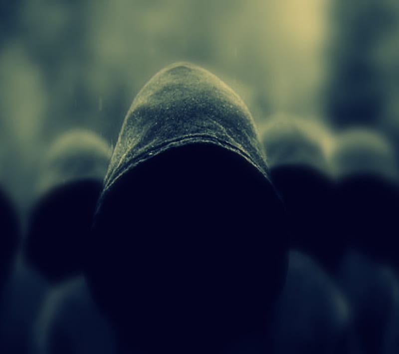 Anonymous, hoodies, rain, HD wallpaper