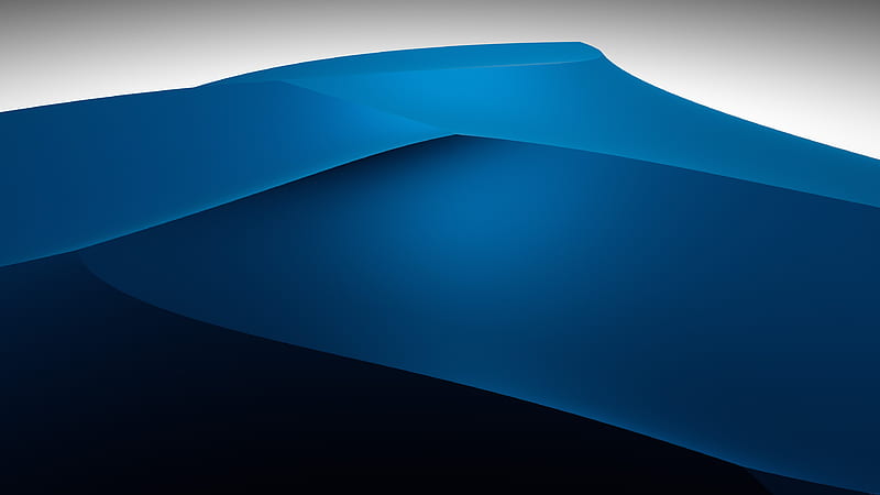Mountains Minimalist Gradient Blue Wallpaper 4k HD ID:7869