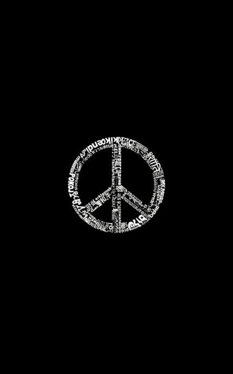 Paz, insignia, símbolo, Fondo de pantalla de teléfono HD | Peakpx
