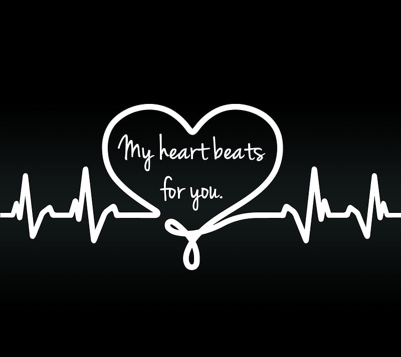beats for you, beats, flirt, heart, inlove, love, new, nice, quote, saying, sign, HD wallpaper