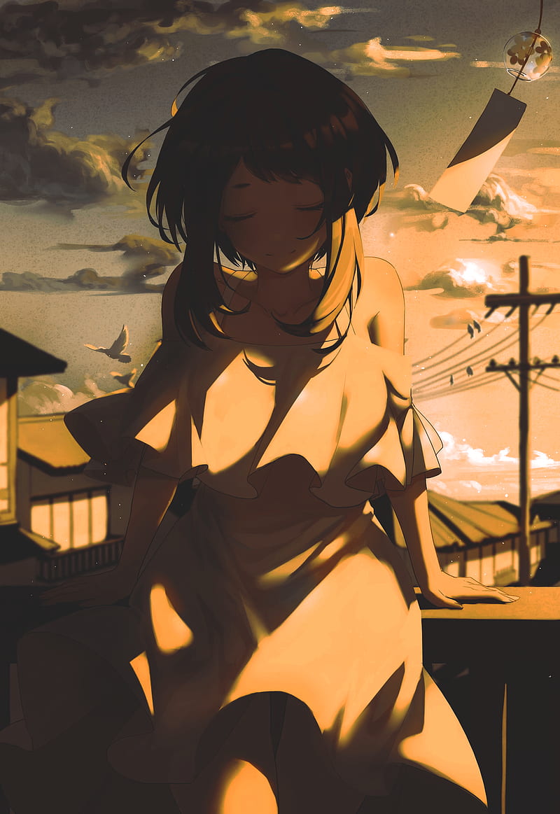 Boku no Hero Academia, anime girls, contrast, Uraraka Ochako, HD phone wallpaper