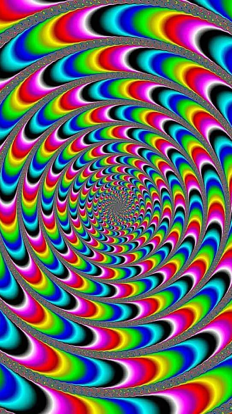 Optical Illusion, 3d, bright, colorful, colors, illusion, odd, optical, trippy, weird, HD phone wallpaper