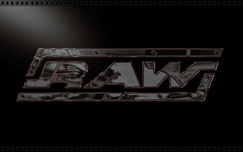 RAW, black, logo, wwe, HD wallpaper