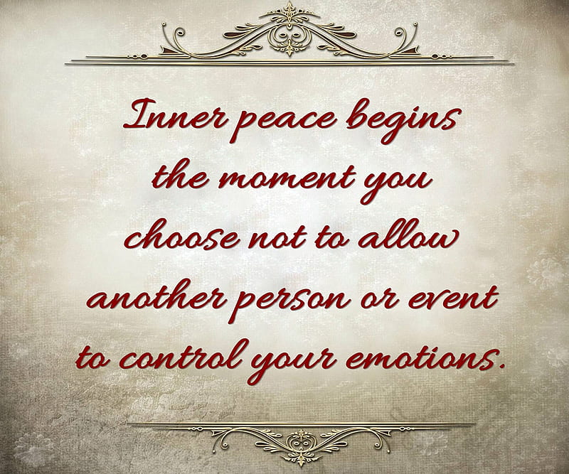 inner peace, control, cool, emotions, event, new, person, quote, saying, HD wallpaper