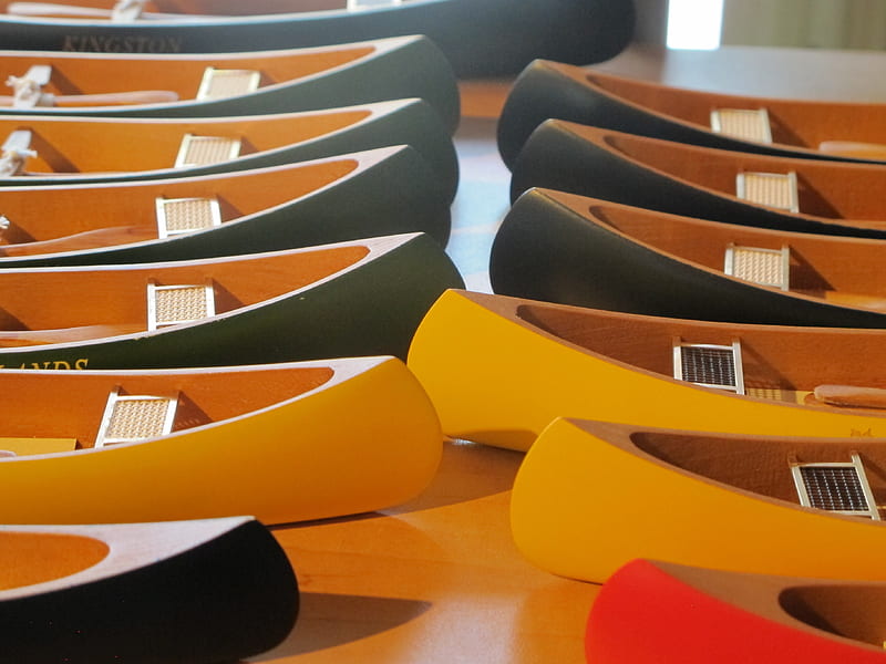 Toy Canoes, canoe, seacraft, boat, marine, HD wallpaper