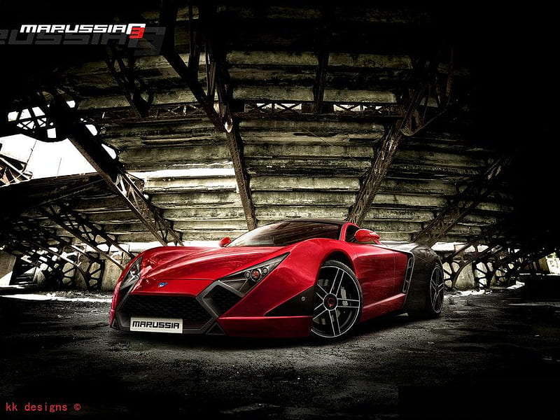 SuPeR CaR MaruSSia concept, by kk, super car, concept, virtual tuning, tuning, HD wallpaper