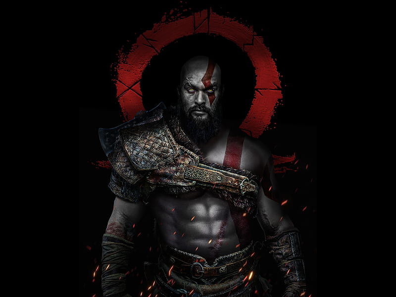 Jason Momoa as Kratos, HD wallpaper