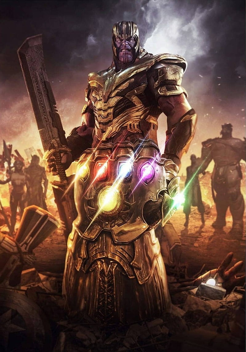 Thanos, avengers, endgame, infinity war, marvel, onlymarvel, thanos army,  HD phone wallpaper | Peakpx