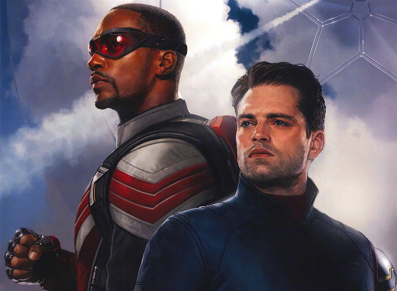 Poster of The Falcon and the Winter Soldier MCU, HD wallpaper