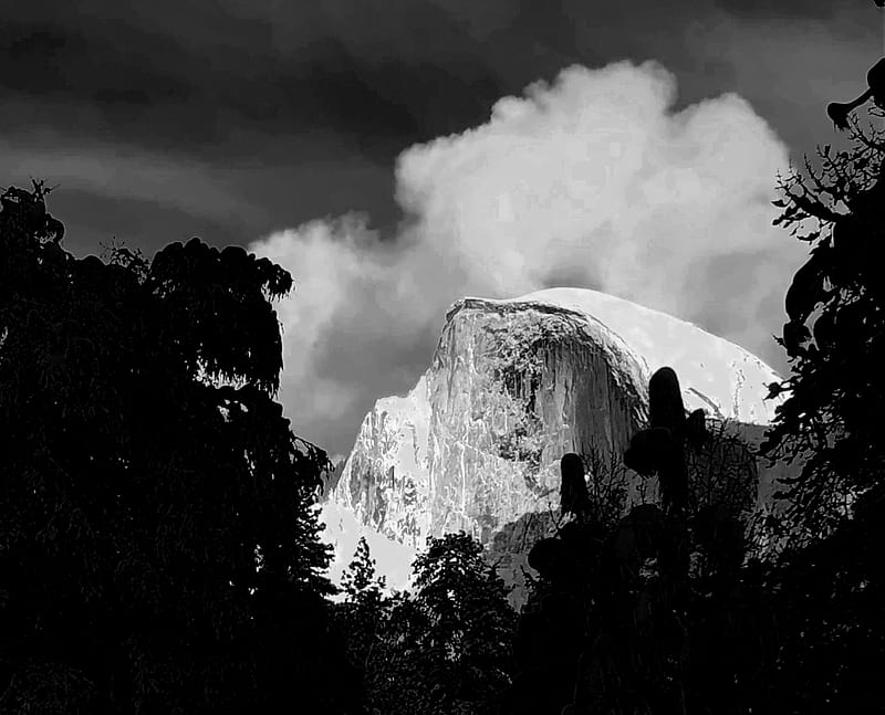 Half Dome, Yosemite National Park, HD wallpaper