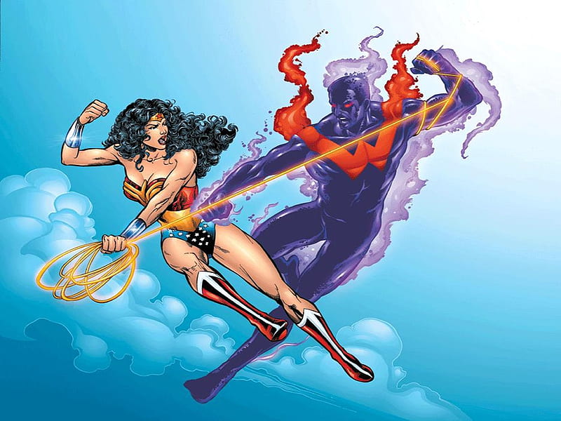 Wonder Woman Vs Wonder Man, Woder Man, DC Comics, Comics, Superheroes, Wonder Woman, Marvel, HD wallpaper