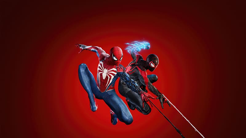 Spider Man 2 Official Key Art , marvels-spider-man-2, spider-man-2, spiderman, 2023-games, ps5-games, games, HD wallpaper
