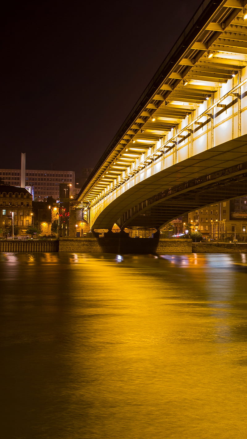 Belgrade, bridge, river, sava, sava river, HD phone wallpaper
