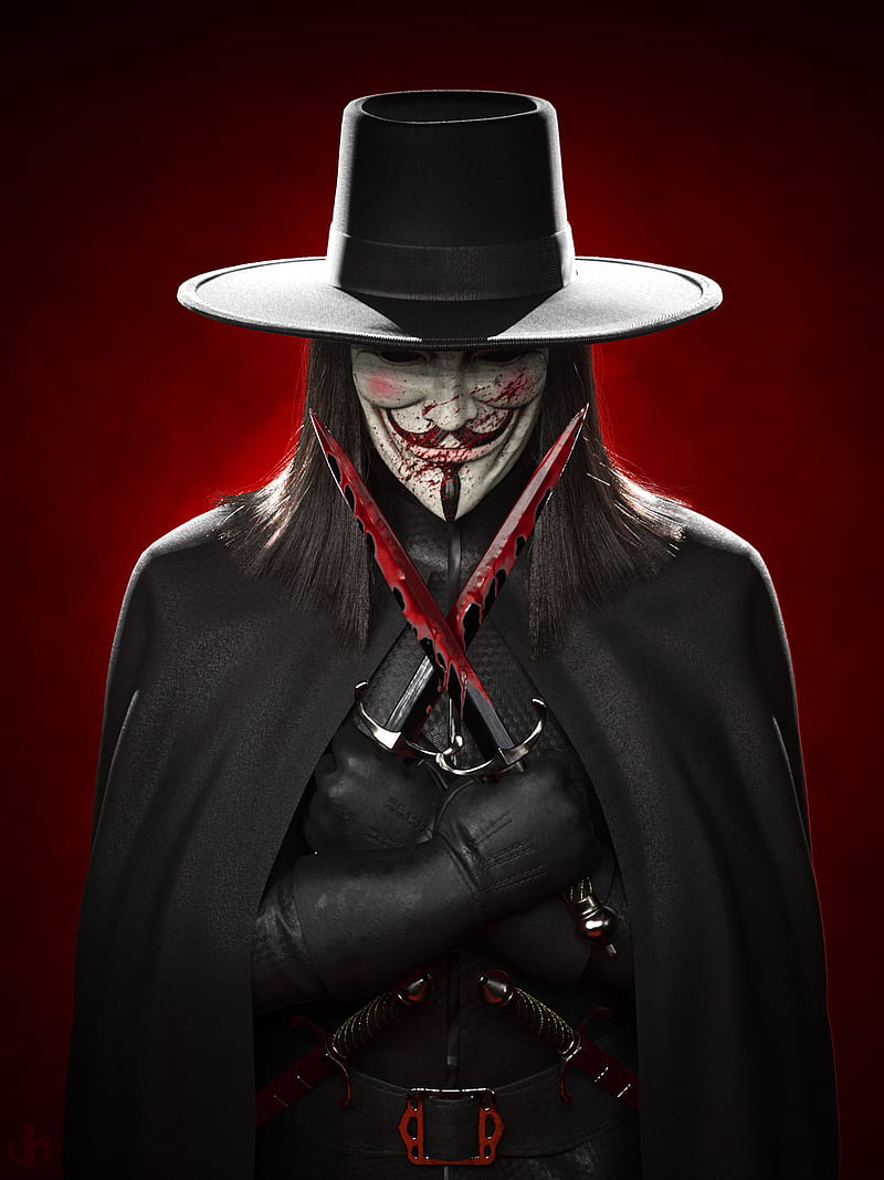 Hugo Weaving V For Vendetta, HD wallpaper