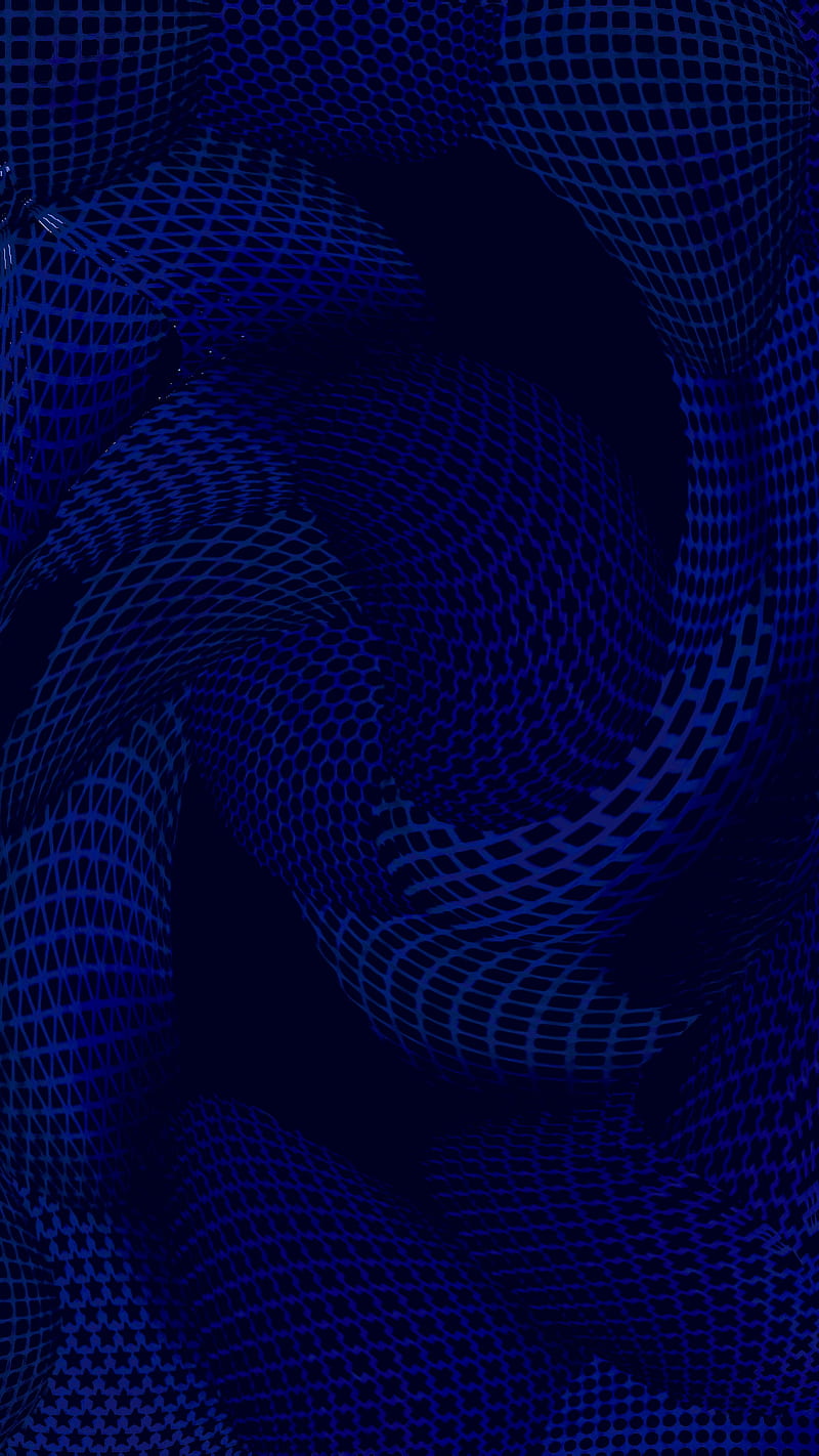 Blue Net, abstract, black, dark, HD phone wallpaper | Peakpx